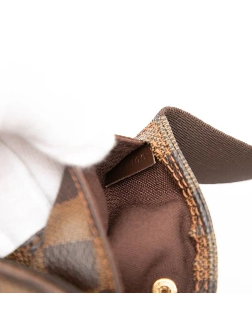 Louis Vuitton Damier Geronimos Shoulder Bag Brown